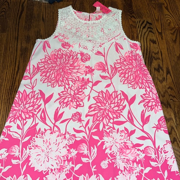 Lilly Pulitzer Nala Soft Shift Dress sizes 10 and 14 Resort White Caliente NWT - Picture 2 of 16
